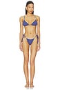 view 4 of 5 HAUT DE MAILLOT DE BAIN LUXE KENDALL in Deep Cobalt