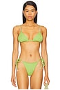 view 1 of 5 Kendall Bikini Top in Greenery