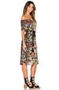 view 2 of 3 ROBE SILVIA in Warhol Flower Print