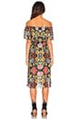 view 3 of 3 ROBE SILVIA in Warhol Flower Print