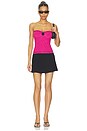 view 5 of 6 JUPE-SHORT DARCY in Black Crinkle