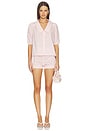 view 5 of 6 SHORT BOUFFANT TOP in Petal