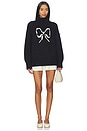 view 4 of 4 Cece Turtleneck in Ink Bow