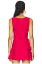 view 3 of 4 TOP SIN MANGAS ERIN in Raspberry Stripe