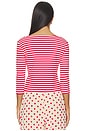view 3 of 5 Nia Top in Scarlett Stripe