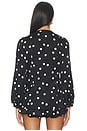view 3 of 4 Meera Blouse in Black Dot