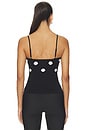 view 3 of 4 CAMISETA TIRANTES EMI in Black & White Dot