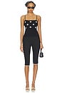 view 4 of 4 CAMISETA TIRANTES EMI in Black & White Dot