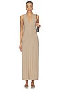 view 1 of 3 МАКСИ-ПЛАТЬЕ ХОЛТЕР LAUREN in Sable
