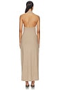 view 3 of 3 МАКСИ-ПЛАТЬЕ ХОЛТЕР LAUREN in Sable