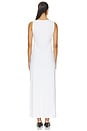 view 3 of 3 VESTIDO LARGO CON CUELLO BARCO NANDO in White