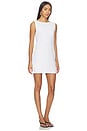 view 2 of 3 MINI VESTIDO CUELLO BARCO NANDO in White