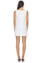 view 3 of 3 MINI VESTIDO CUELLO BARCO NANDO in White