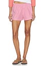 view 1 of 6 SHORT DE VERANO A RAYAS YOSHI in Cerise & White Stripe