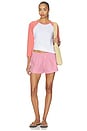 view 5 of 6 SHORT DE VERANO A RAYAS YOSHI in Cerise & White Stripe