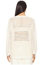 view 3 of 4 Lucy Oversized Crew Pullover in Creme