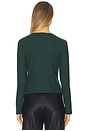 view 3 of 4 Lauren Classic Cardigan in Emerald
