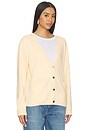 view 2 of 4 Zoe Long V Cardigan in Butter