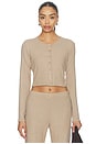 view 1 of 4 Lauren Crop Cardigan II in Sable