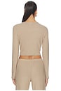 view 3 of 4 Lauren Crop Cardigan II in Sable