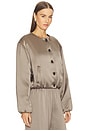 view 2 of 4 Barb Bomber in Taupe