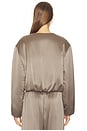 view 3 of 4 Barb Bomber in Taupe