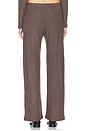 view 4 of 6 Lauren Wide Leg Pant in Brown