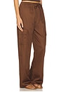 view 2 of 6 Yoko Drawstring Pant in Chocolate