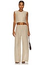 view 5 of 6 Stella Wide Leg Pant in Dune