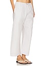view 2 of 6 Yoshi Carpenter Pant in Parchment & Khaki Stripe