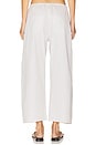 view 4 of 6 Yoshi Carpenter Pant in Parchment & Khaki Stripe