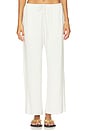 view 1 of 6 Lauren Crop Drawstring Pant in Cloud Melange