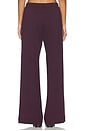 view 4 of 6 PANTALON LARGE POINTELLE in Dark Berry