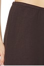 view 6 of 6 БРЮКИ С КАРМАНОМ LAUREN in Chocolate