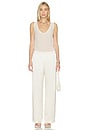 view 5 of 6 Barb Wide Leg Pant in Creme