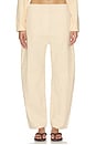 view 1 of 6 Chloe Barrel Pant in Butter