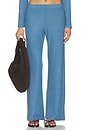 view 1 of 6 Lauren Wide Leg Pant in Bleuet Melange