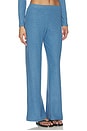 view 2 of 6 Lauren Wide Leg Pant in Bleuet Melange