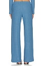 view 4 of 6 Lauren Wide Leg Pant in Bleuet Melange