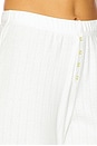 view 6 of 6 Pointelle Boxer Pant in White