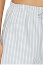 view 6 of 6 PANTALÓN CORTO A RAYAS CON CORDÓN YOSHI in Sterling Stripe