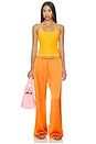 view 5 of 6 Barb Wide Leg Pant in Mandarine