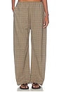 view 2 of 7 Mia Pocket Pant in Camel Plaid