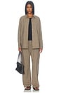 view 7 of 7 Mia Pocket Pant in Camel Plaid