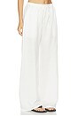 view 2 of 6 Daniel Drawstring Pocket Pant in Parchment