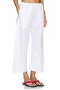 view 2 of 6 Yoko Lace Crop Pant in White