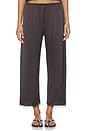 view 1 of 6 Barb Lace Crop Pant in Chocolate