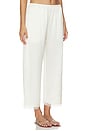 view 2 of 6 Barb Lace Crop Pant in Creme
