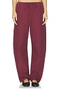 view 1 of 6 Kyoto Drawstring Pant in Maroon