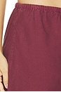 view 6 of 6 Kyoto Drawstring Pant in Maroon